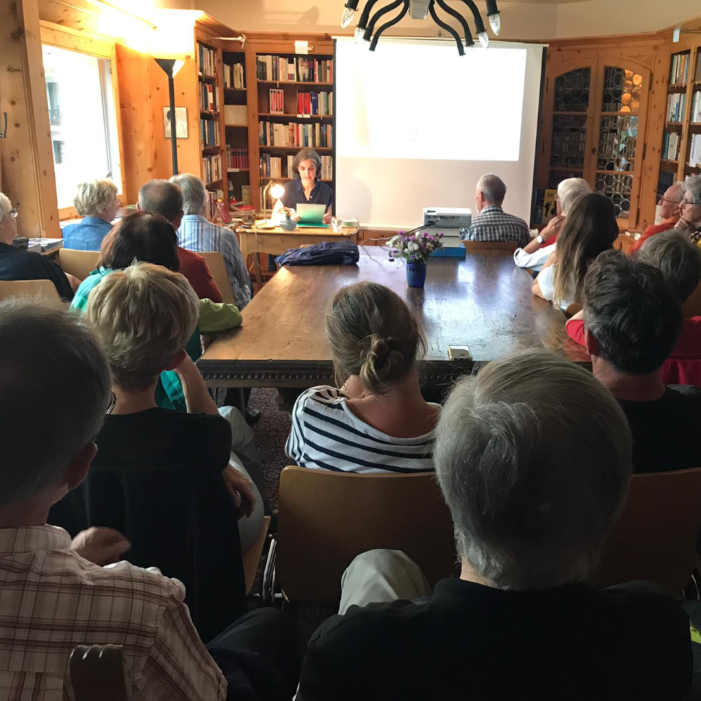 Lesung vom 25. Juli 2019, Biblioteca Engiadinaisa, Sils/Segl Baselgia